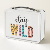 ステイ・ワイルド メタルランチボックス (裏面)