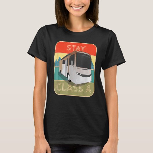 ステイAクラスRVモーターコーチ Tシャツ (正面)