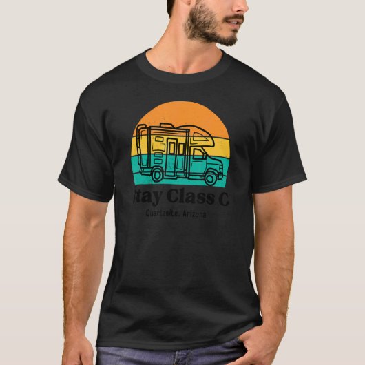 ステイCクartzsiteアリゾナRVキャンピングデミディ Tシャツ (正面)