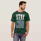 ステイCooハト恋人プレゼントハトのオーナーおもしろい Tシャツ (正面フル)