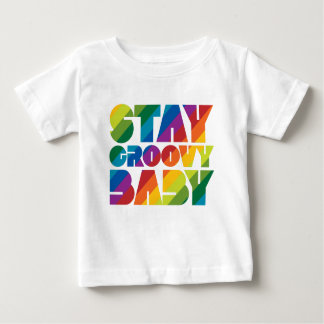 ステイGroovyベビー ベビーTシャツ