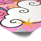 ステイGroovyレトロポスター、ヴィンテージホームデコール ポスター (角)