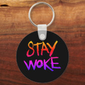 ステイWAKEキーチェーン キーホルダー (正面)