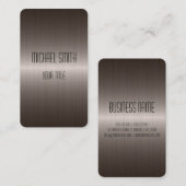 ステカッコいいンレス鋼金属 名刺 (正面/裏面)