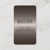 ステカッコいいンレス鋼金属 名刺 (裏面)