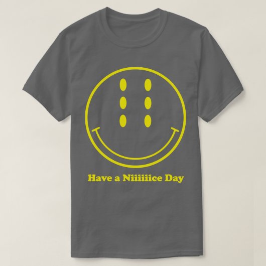 ステキな1日を 小さい5 Tシャツ (デザイン正面)