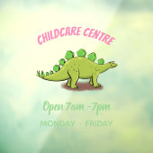 ステゴサウルスおもしろいの恐竜の漫画 ウィンドウサイン (シート3)