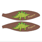 ステゴサウルスおもしろいの恐竜の漫画 ミニバスケットボール (パネル)