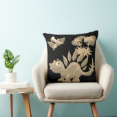 ステゴサウルスとプテロサウルス クッション (椅子)