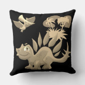 ステゴサウルスとプテロサウルス クッション (裏面)