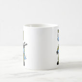 ステゴサウルスのイラストレーション。 コーヒーマグカップ (中央)