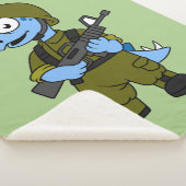 ステゴサウルスのイラストレーション。 シェルパブランケット (3/4)