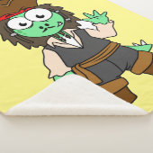 ステゴサウルスのイラストレーション、ジャック・スパロー シェルパブランケット (3/4)