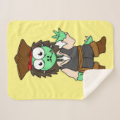 ステゴサウルスのイラストレーション、ジャック・スパロー シェルパブランケット (正面(横))