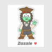 ステゴサウルスのイラストレーション、ジャック・スパロー シール (シート)