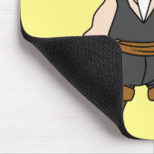 ステゴサウルスのイラストレーション、ジャック・スパロー マウスパッド (コーナー)