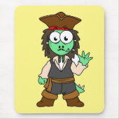 ステゴサウルスのイラストレーション、ジャック・スパロー マウスパッド (正面)