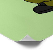 ステゴサウルスのイラストレーション。 ポスター (角)