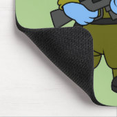 ステゴサウルスのイラストレーション。 マウスパッド (コーナー)