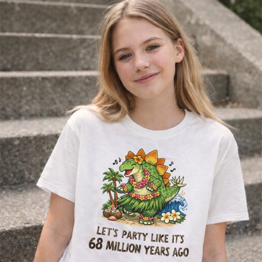 ステゴサウルスのフラダンサー Tシャツ