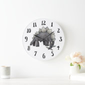 ステゴサウルスの柱時計 ラージ壁時計 (ホーム)