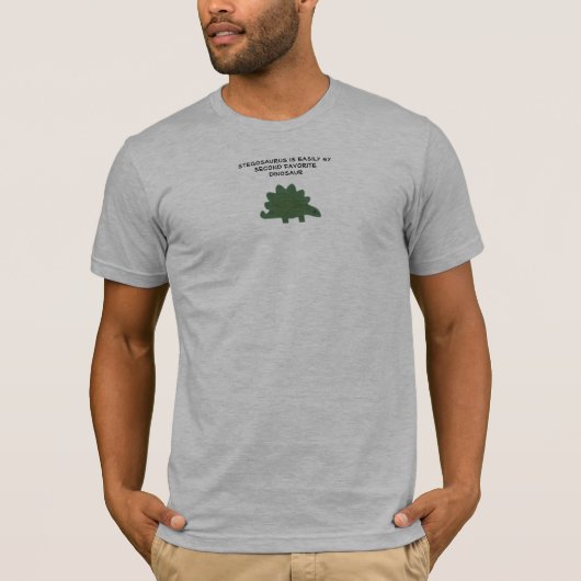 ステゴサウルスは#2です Tシャツ (正面)