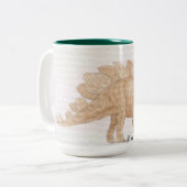 ステゴサウルスジャンボコーヒーマグ ツートーンマグカップ (正面左)