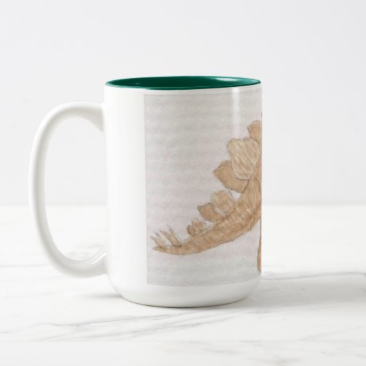 ステゴサウルスジャンボコーヒーマグ ツートーンマグカップ (左)