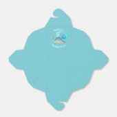 ステゴサウルスブルー恐竜子供の誕生日 フェイバーボックス (折り畳みなし)