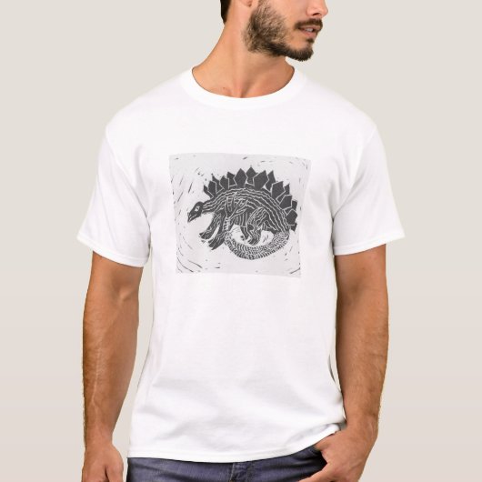 ステゴサウルスプリント Tシャツ (正面)