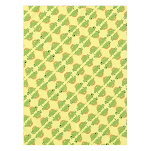 ステゴサウルス恐竜の誕生日パーティー テーブルクロス (正面)