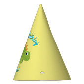 ステゴサウルス恐竜の誕生日パーティー パーティーハット (右)