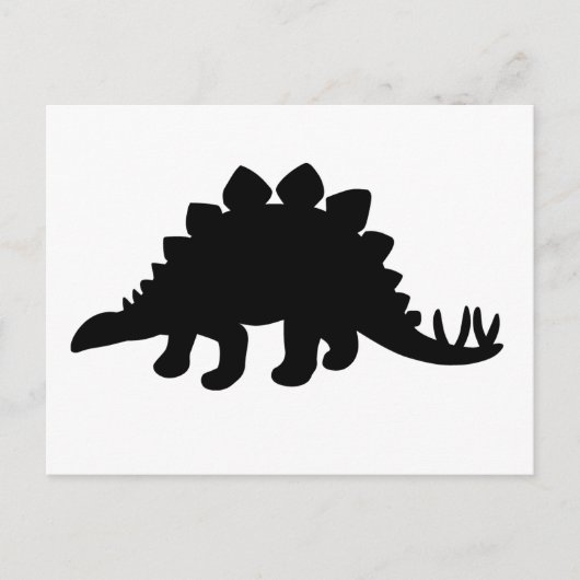 ステゴサウルス恐竜 ポストカード (正面)