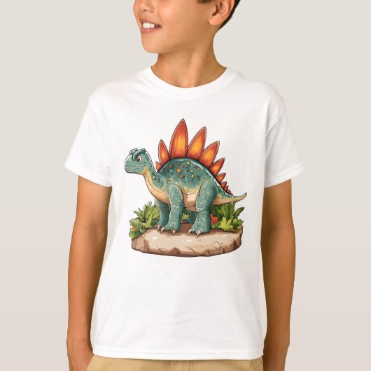 ステゴサウルス恐竜 Tシャツ (正面)