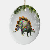 ステゴサウルス愛人大人の子供のためのステゴサウルスの贈り物 セラミックオーナメント (右)