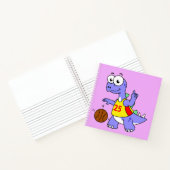 ステゴサウルス遊のイラストレーション。 ノートブック (内部)