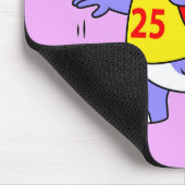 ステゴサウルス遊のイラストレーション。 マウスパッド (コーナー)