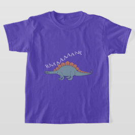ステゴサウルス - キッズ向けベーシックTシャツ Tシャツ