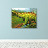 ステゴサウルス キャンバスプリント (インサイチュ (ウッドフロア))