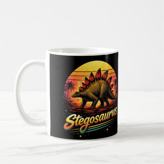 ステゴサウルス コーヒーマグカップ (左)