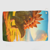 ステゴサウルス ゴルフタオル (横)