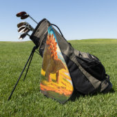 ステゴサウルス ゴルフタオル (グリーン)