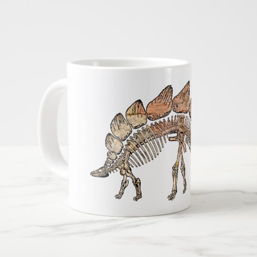 ステゴサウルス ジャンボコーヒーマグカップ (正面左)