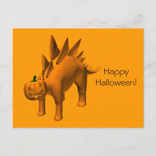 ステゴサウルス・ハロウィーニス ポストカード (正面)