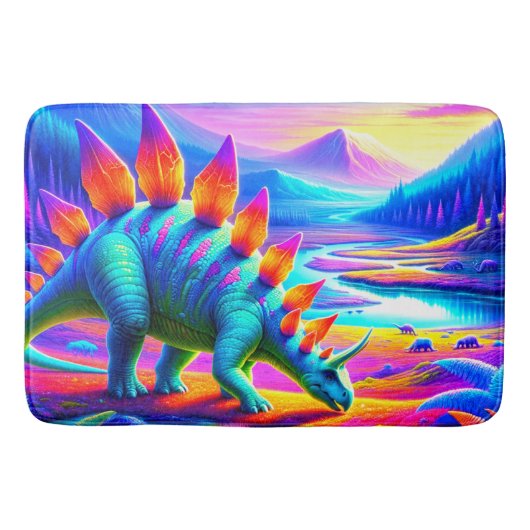ステゴサウルス バスマット (正面)