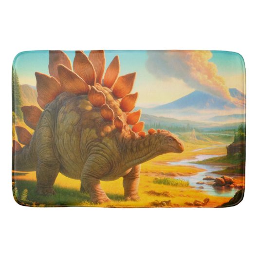 ステゴサウルス バスマット (正面)