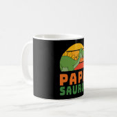 ステゴサウルス パパサウルス 恐竜 父の日 コーヒーマグカップ (正面左)