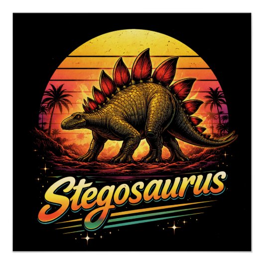 ステゴサウルス ポスター (正面)