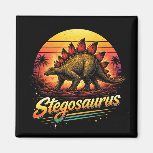 ステゴサウルス マグネット (正面)