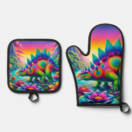 ステゴサウルス 鍋つかみ&鍋敷きセット